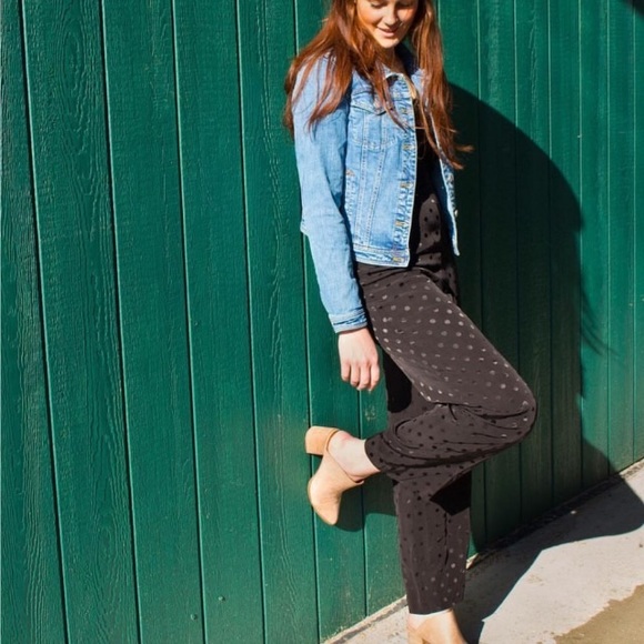 Anthropologie The Essential Polka Dot Jumpsuit 4 - Picture 7 of 8